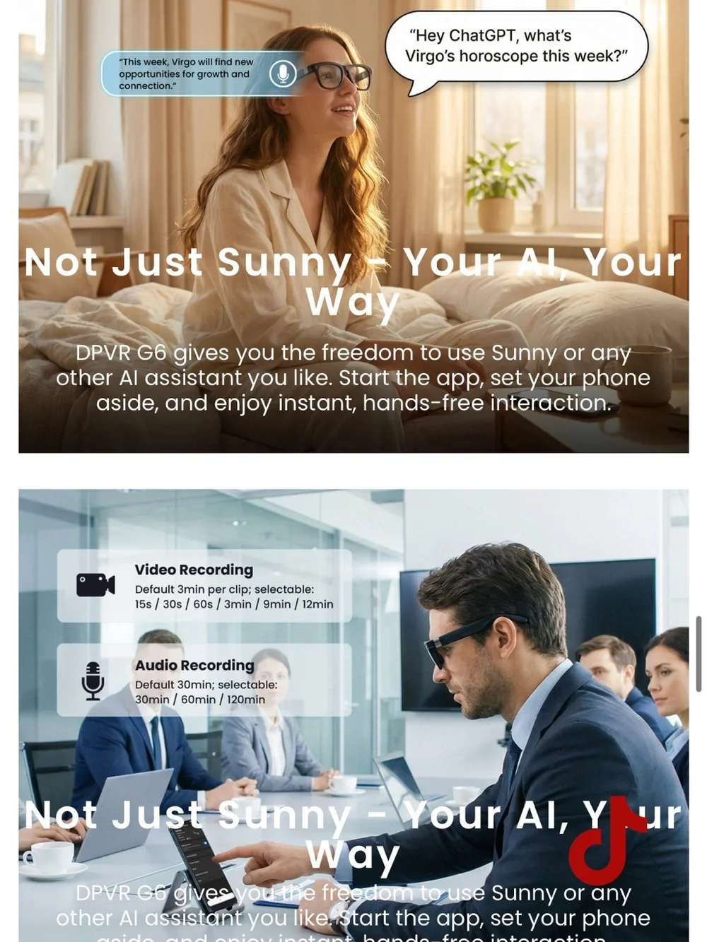 Smart Glasses - Black